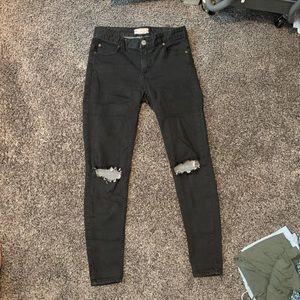 Free People Black Jeans